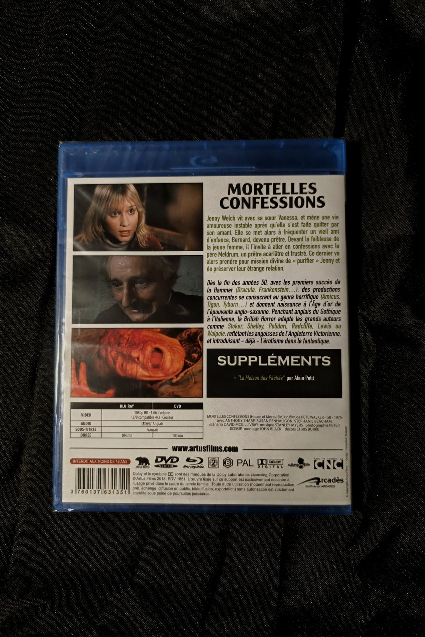Mortelles Confessions en Blu-ray Disc