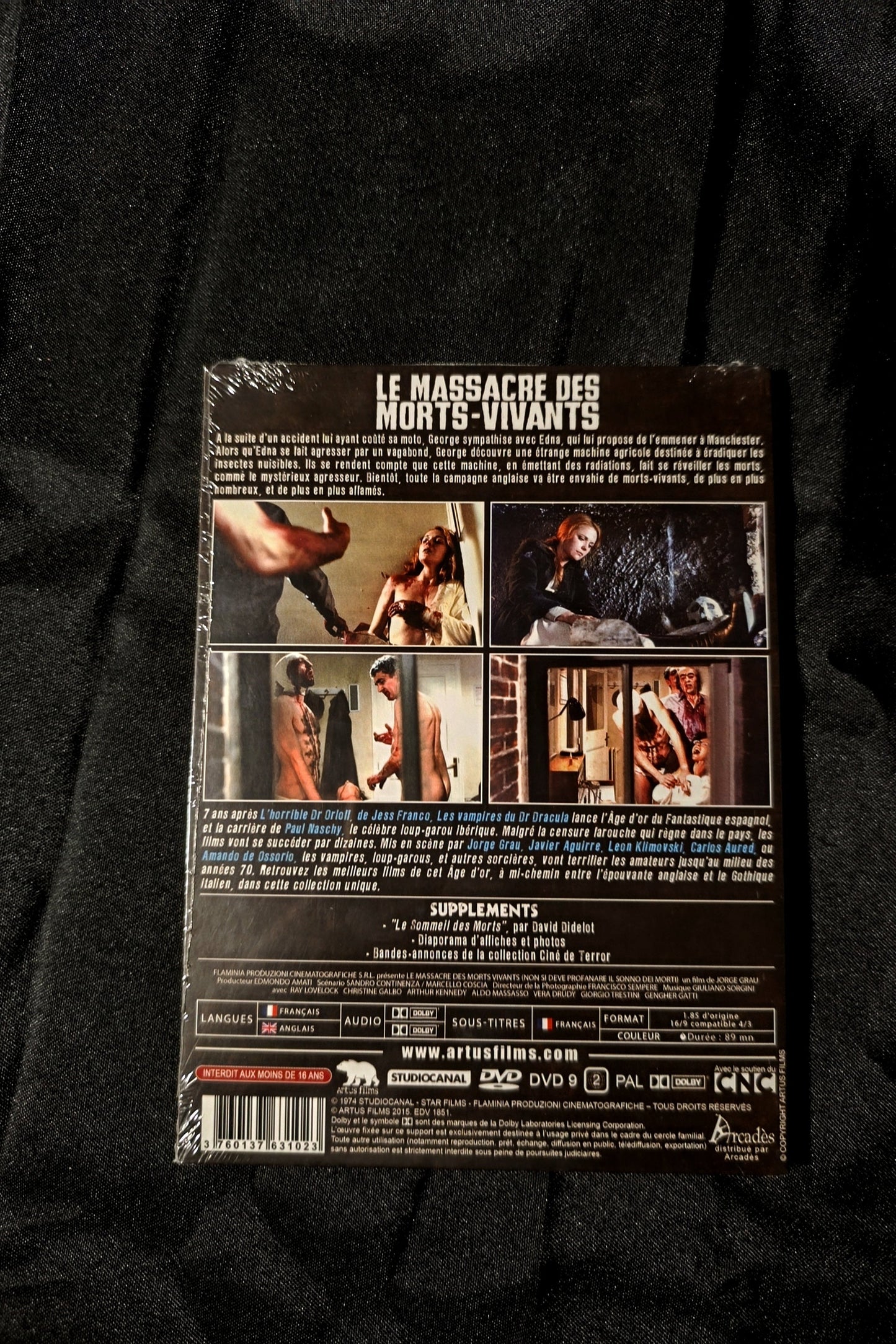 DVD Le massacre des mort-vivants