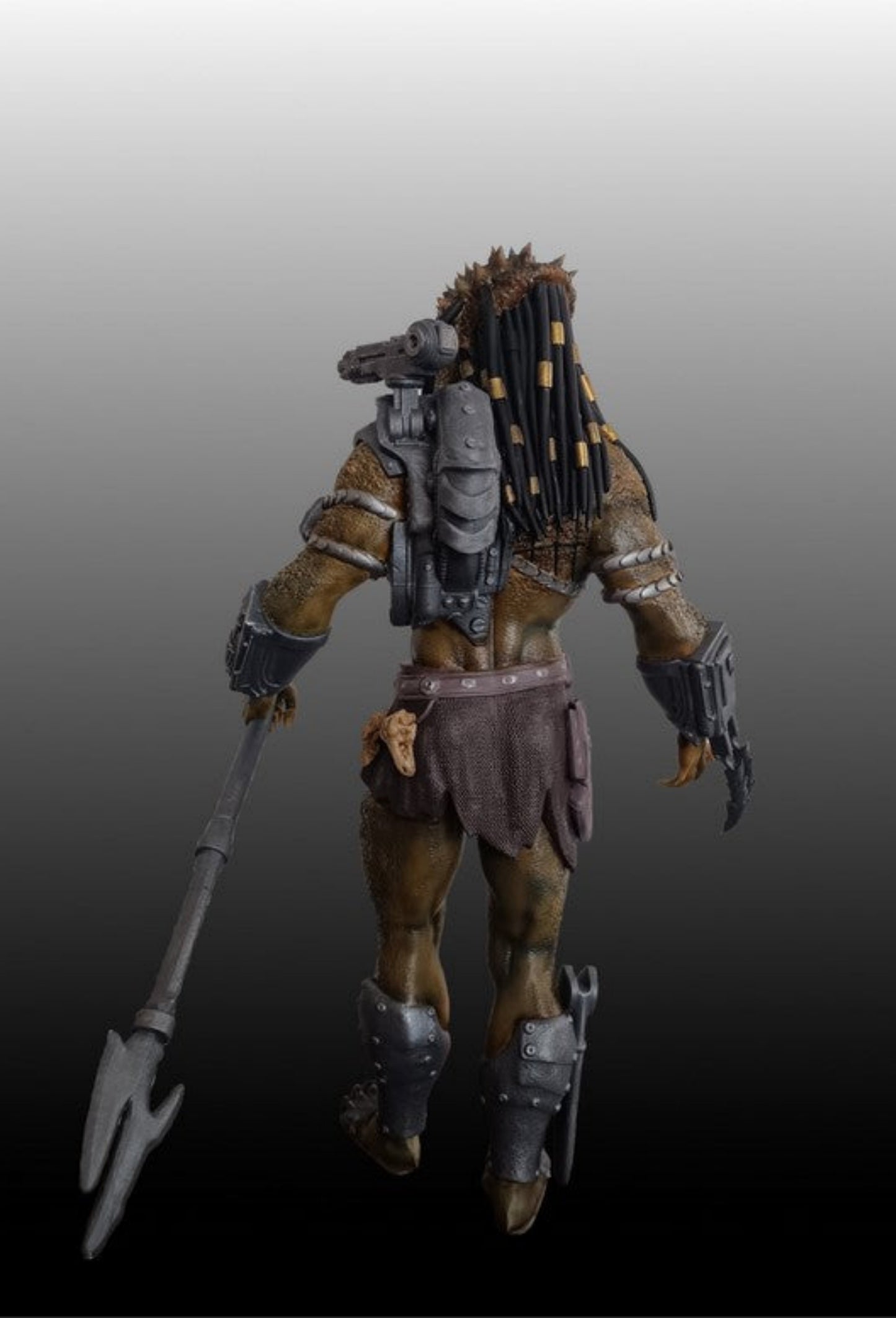 Figurine Predator en 3D peinte à la main