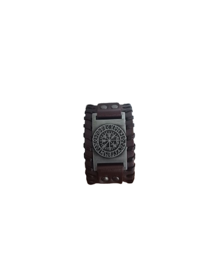 Bracelet en cuire Boussole Celtique