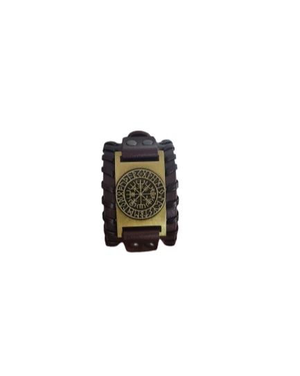 Bracelet en cuire Boussole Celtique