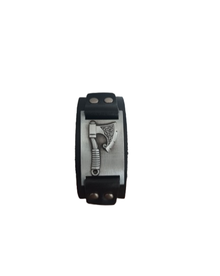 Bracelet en cuire Hache Celtique