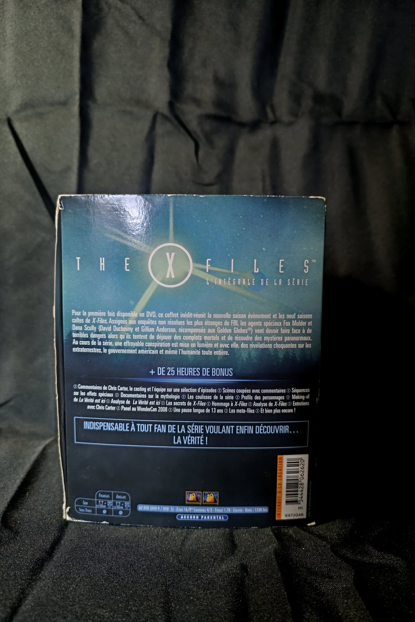 L'intégrale de la Série The X-files en DVD