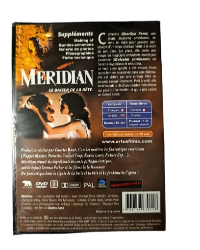 DVD Meridian Le Baiser de bâte