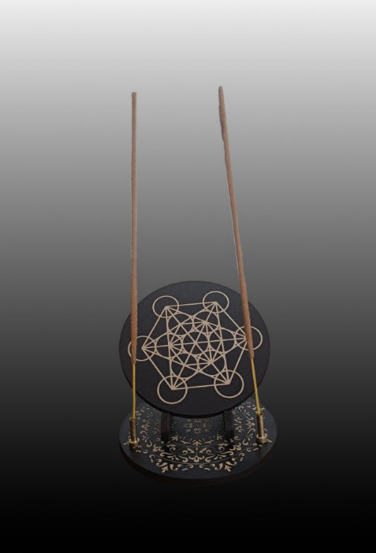 Porte Encens avec Symbole Métatron