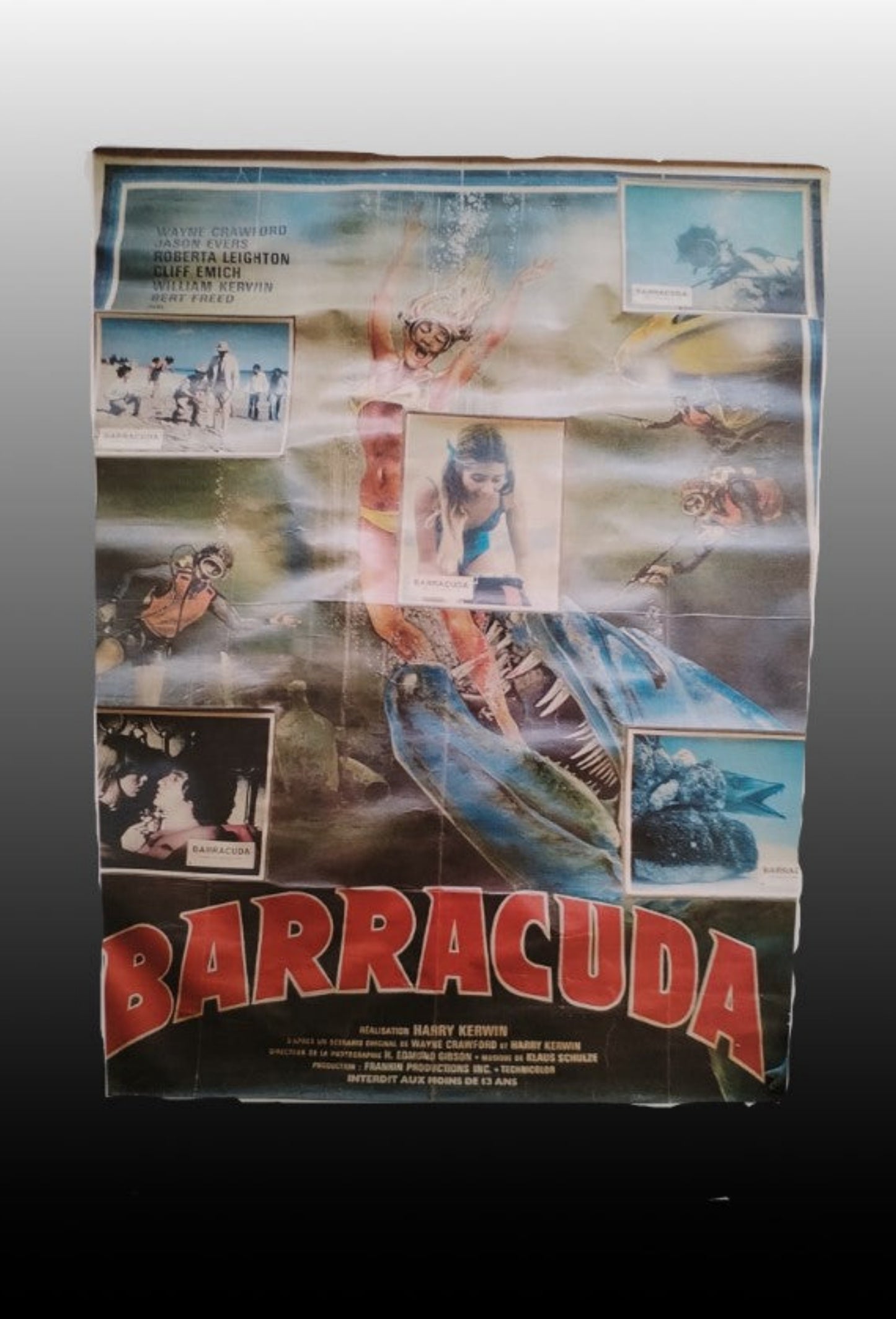 Affiche Originale , Barracuda 1978