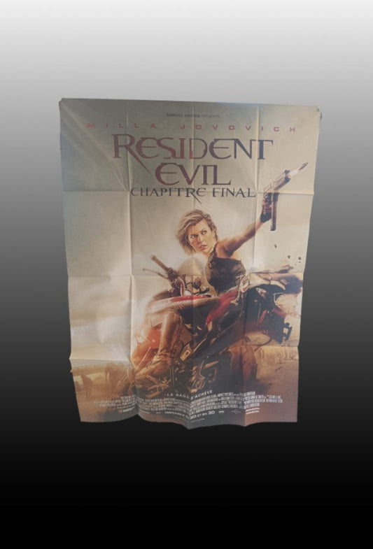 Affiche Resident Evil Chapitre Final