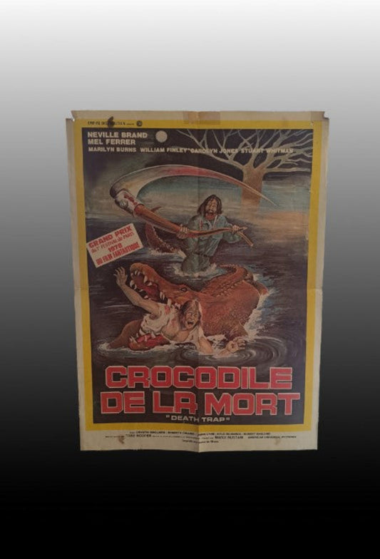 Affiche Originale , Crocodile de la mort 1976