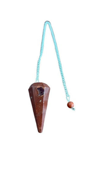 Pendule Jaspe rouge