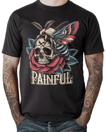 T-shirt Painful Death Moth